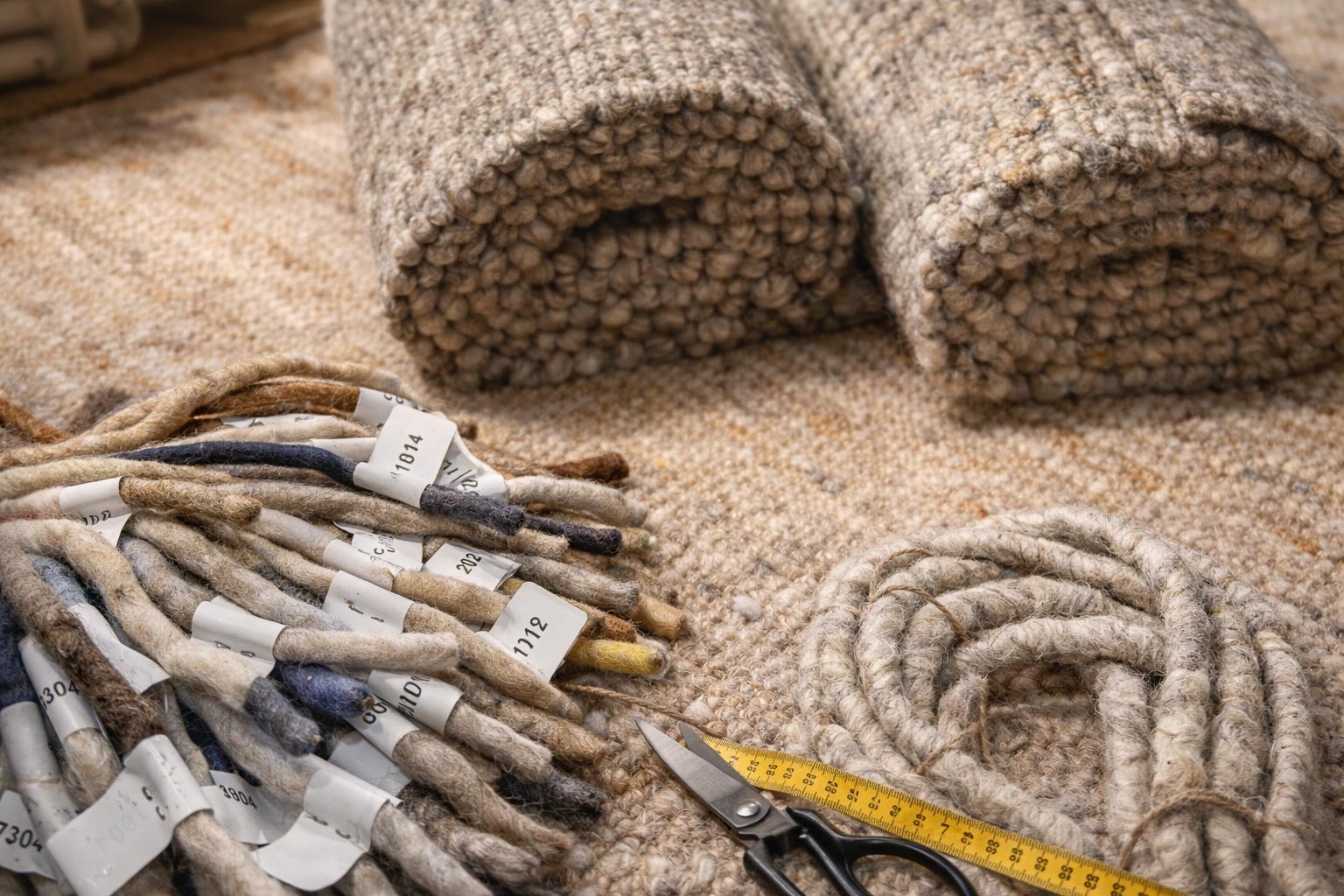 Kvalitetsmaterial - närbild på matttextur och vävning