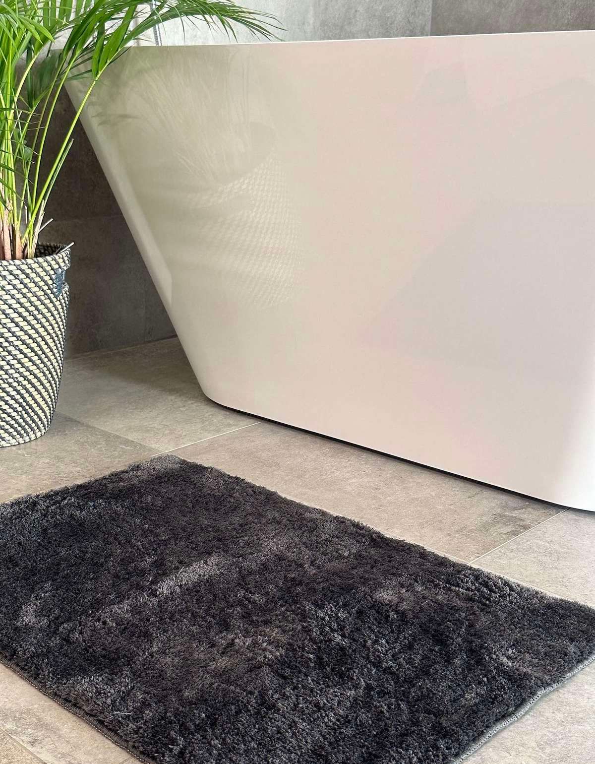 Badrumsmatta Arizona Antracit 60 x 100 cm