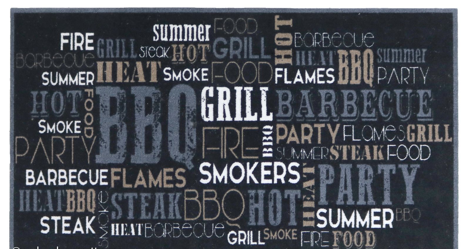 Balkong och altan Barbeque Svart 67 x 120 cm