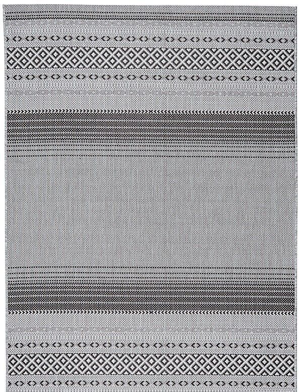 Utomhusmatta för balkong och altan Virginia - 80 x 200 cm - Silver - (Tunn, Lättstädad)