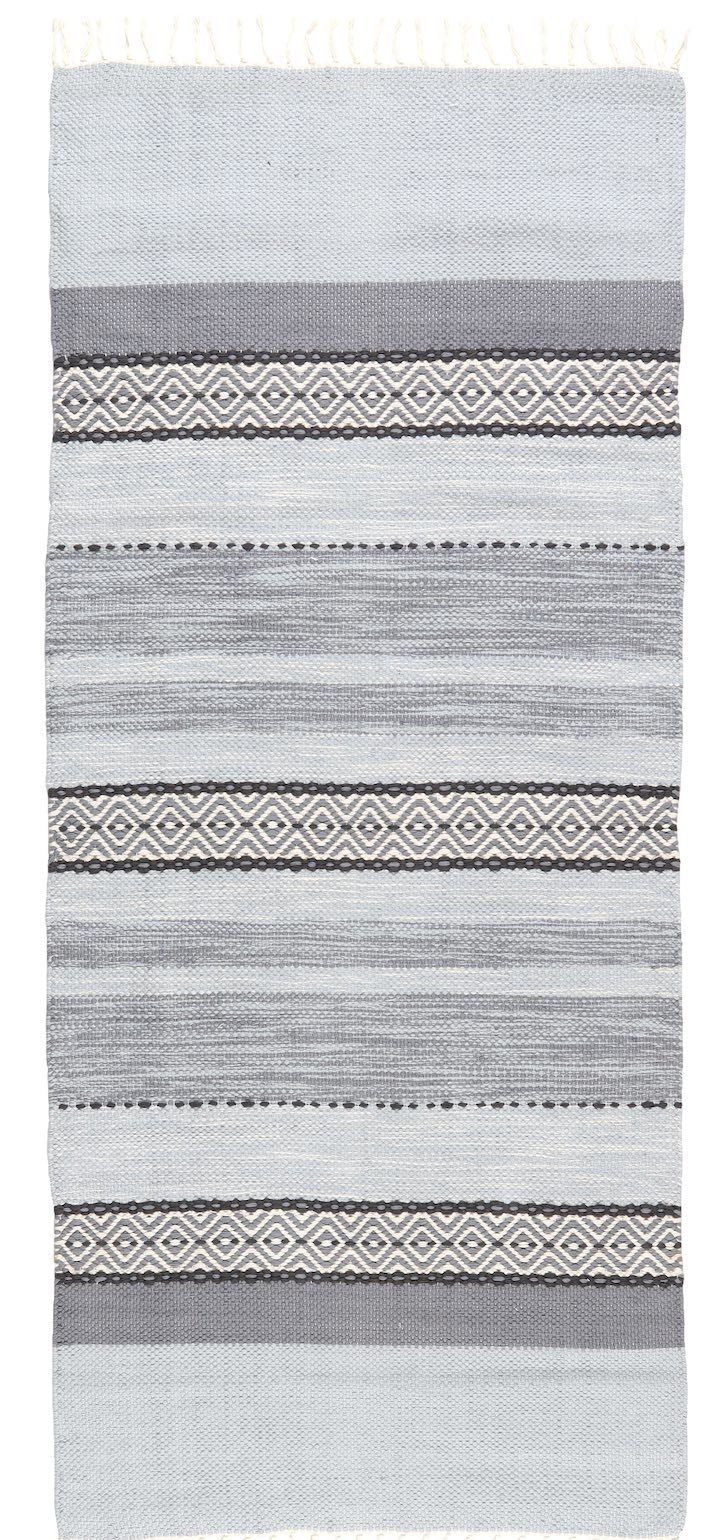 Bomullsmatta Åby Grå 70 x 240 cm