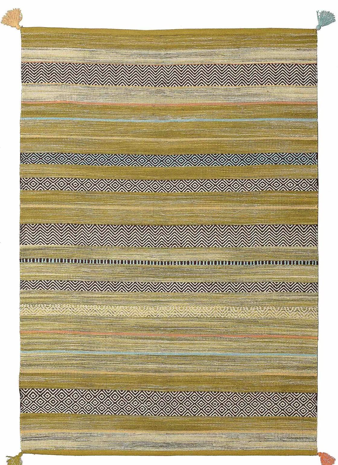 Bomullsmatta Hemse Grön 60 x 110 cm