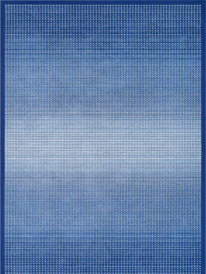 Bomullsmatta Moka Blå 160 x 230 cm