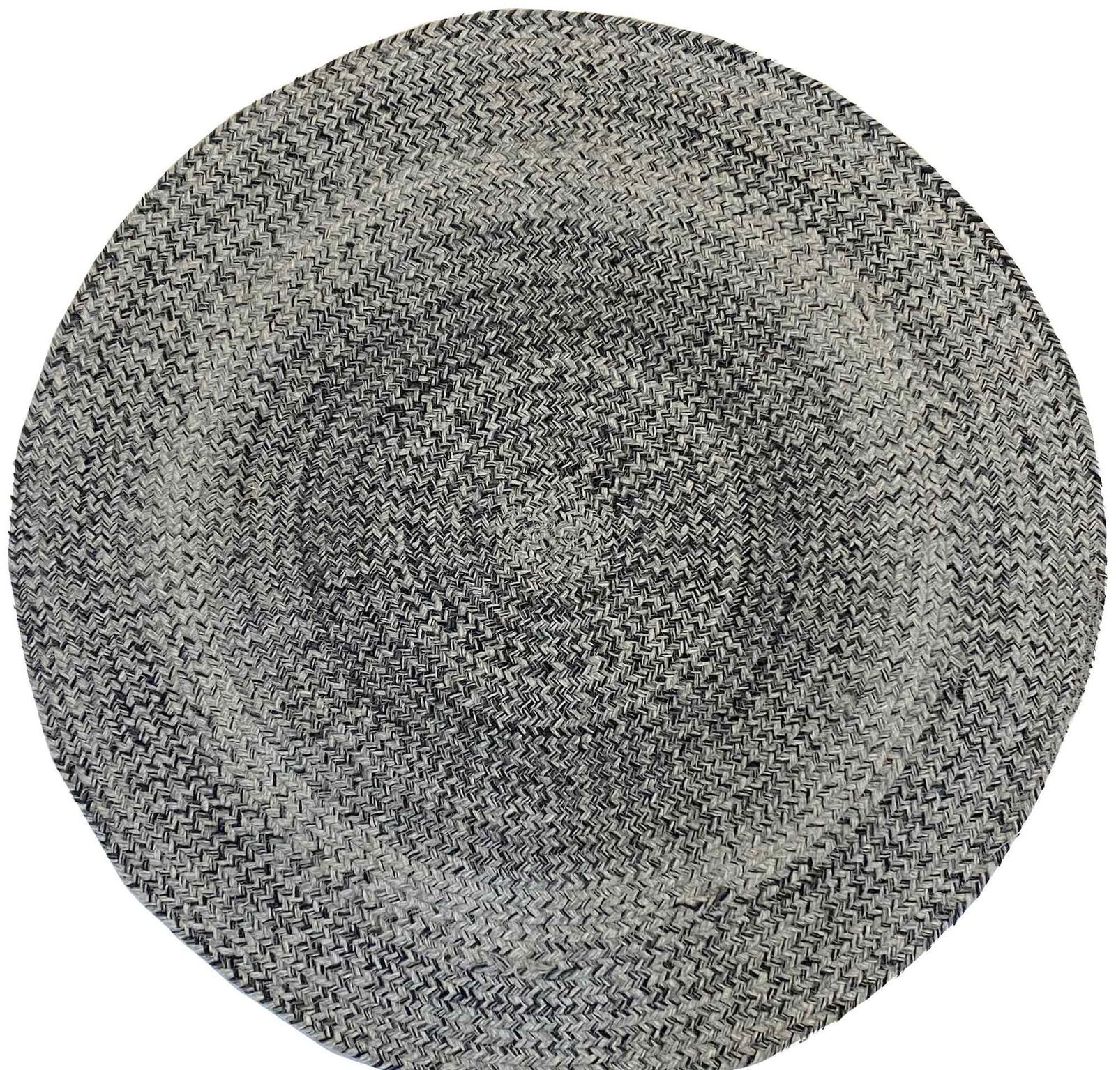 Bomullsmatta Moon Grey 200 cm rund
