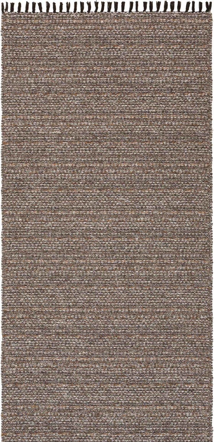 Bomullsmatta Tova Dark Brown 70 x 300 cm