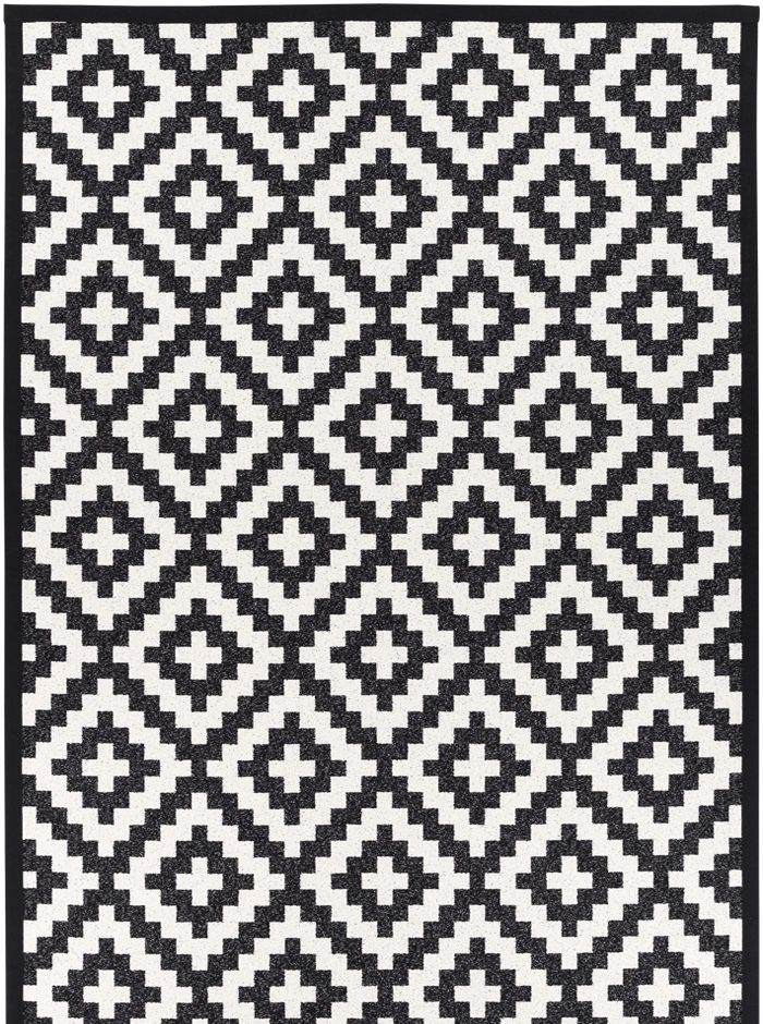 Bomullsmatta Viki Svart-Vit 160 x 230 cm