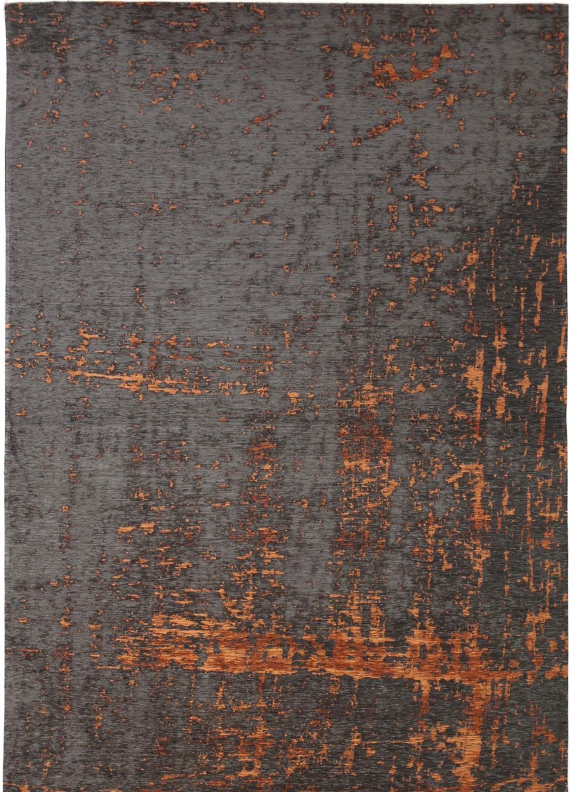 Chenille Baron Svart-rost 200 x 290 cm