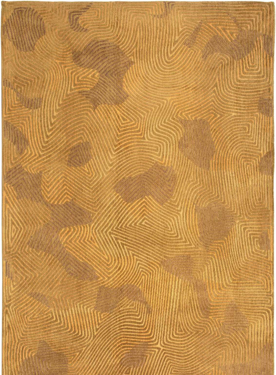 Chenille Coral - Meditation Collection 9226 Jelly Gold 80 x 150 cm