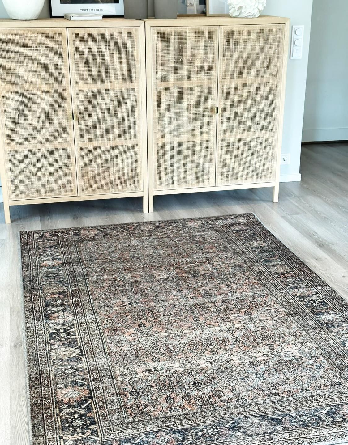 Orientalisk matta Genua Multi-Rost 75 x 250 cm