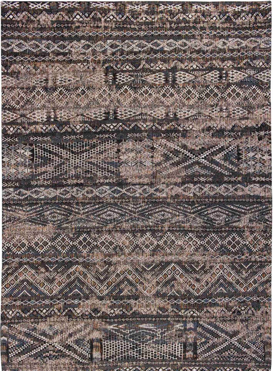 Orientalisk matta Kilim - Antiquarian Collection 9113 Black Rabat 200 x 280 cm