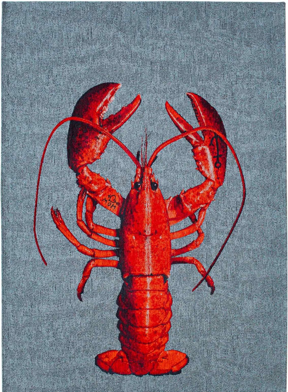 Chenille Lobster - Pop Collection 9389 Steam Red 200 x 280 cm