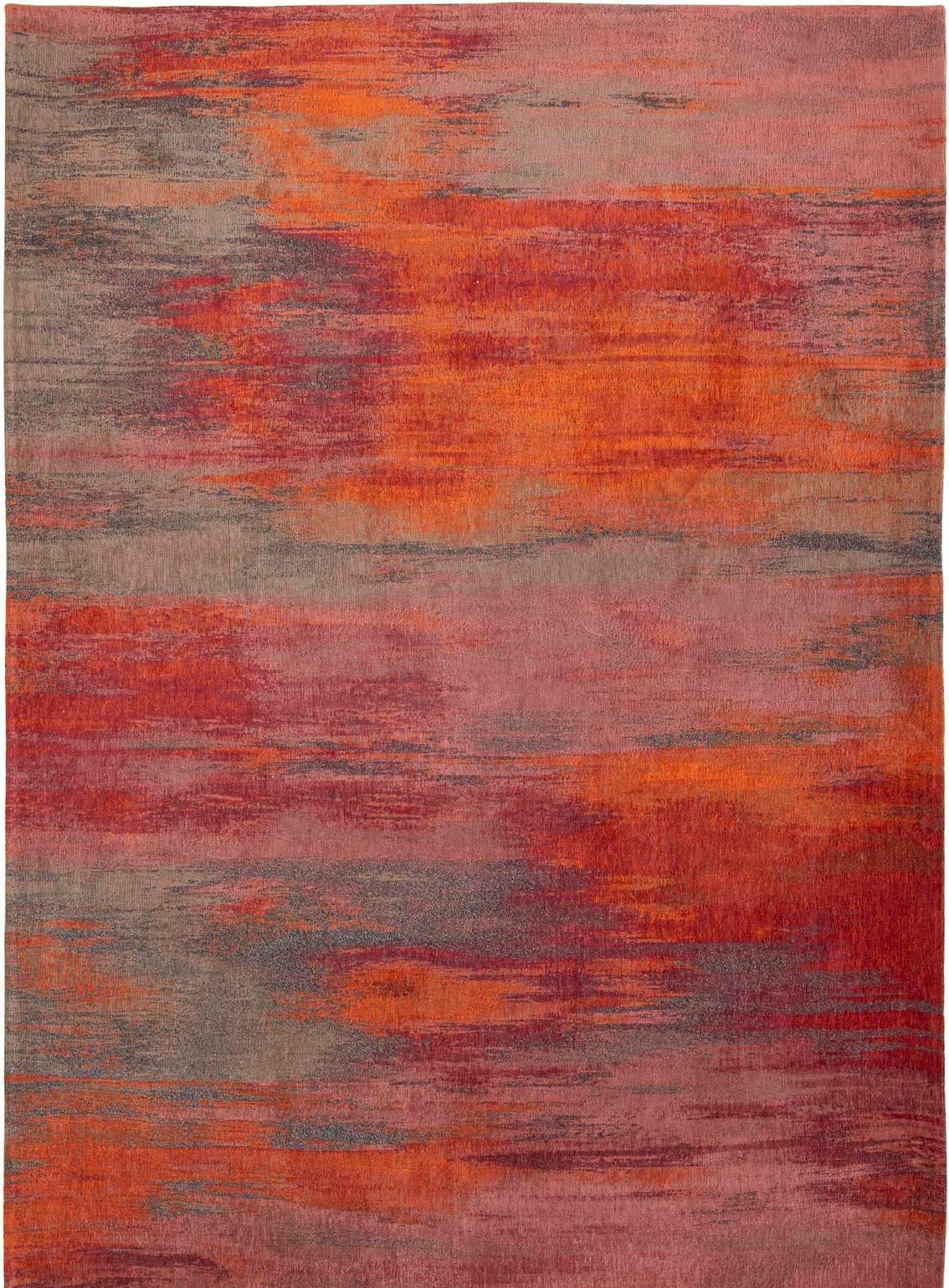 Chenille Monetti - Atlantic Collection - 80 x 150 cm - Hibiscus Red - (Tunn, Lättstädad)