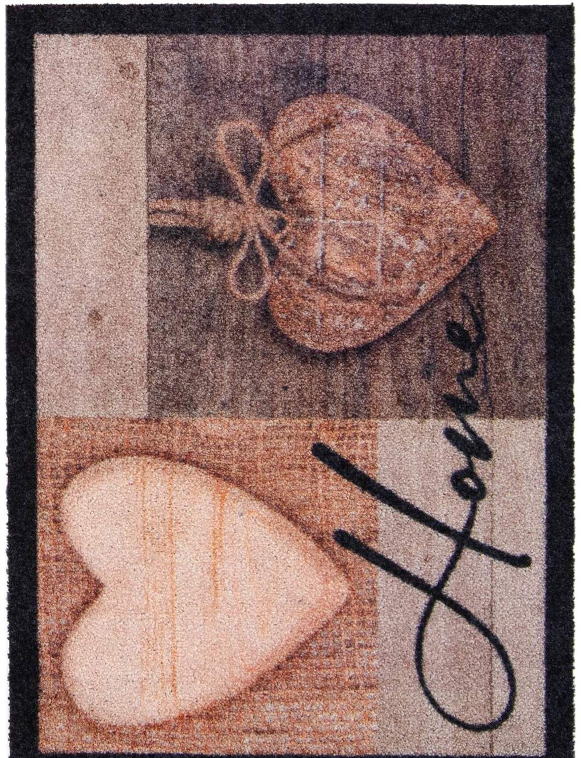 Dörrmatta Creation - Home Love Wood Natur 50 x  70 cm