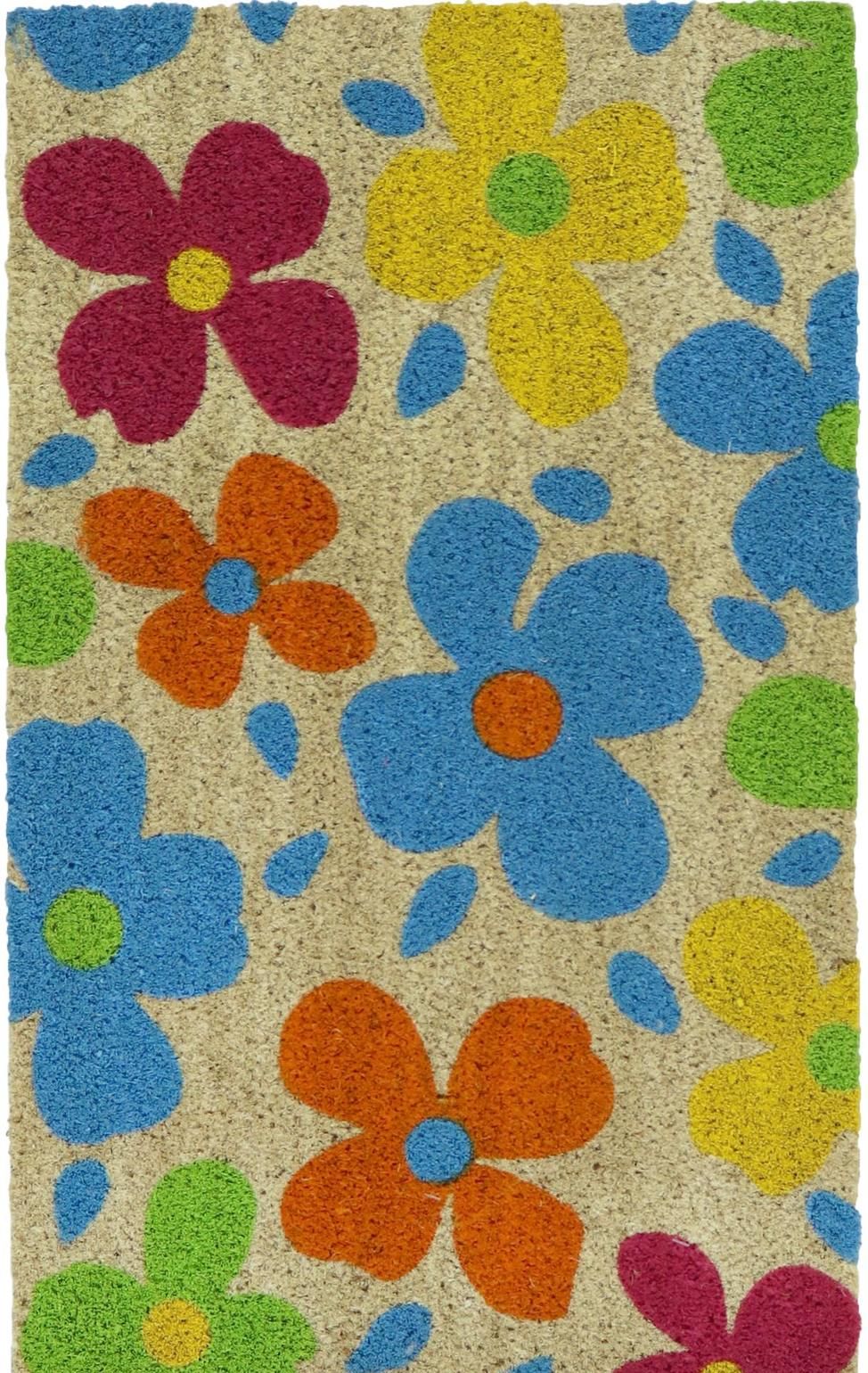 Dörrmatta Happy dörrmatta Multi 45 x  75 cm
