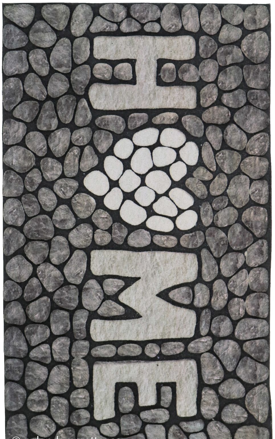 Dörrmatta Home Stones Stone 46 x  76 cm
