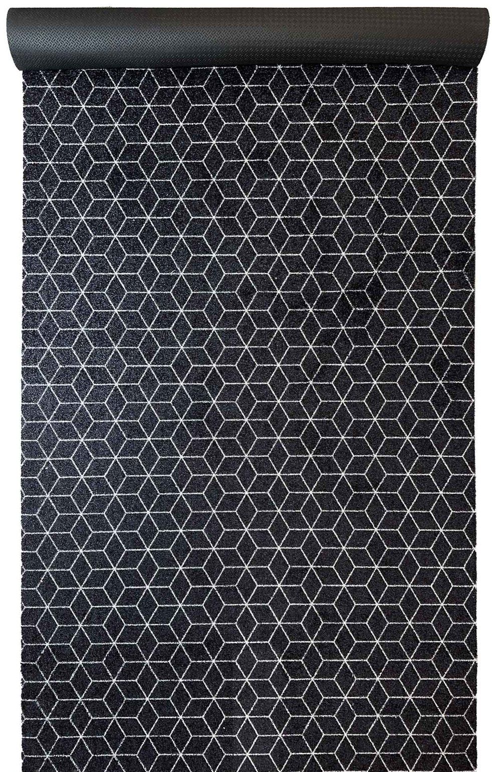 Dörrmatta på metervara Prisma Anthracite 100 cm bredd metervara