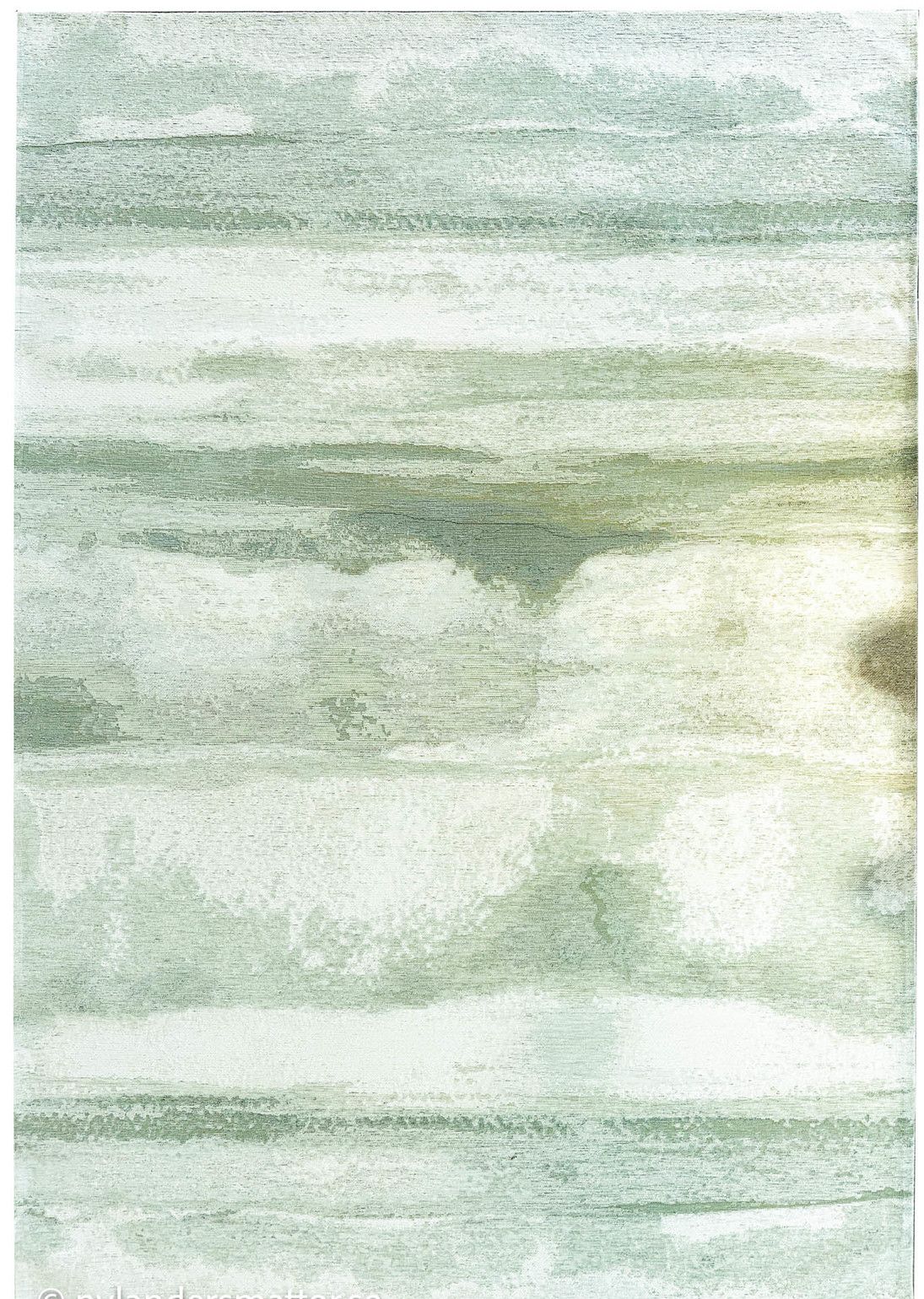 Flatvävd matta Garda Grön 155 x 230 cm