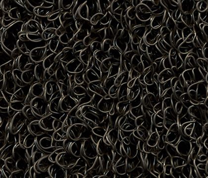 Dörrmatta på metervara Spaghetty Brun 120 cm bredd metervara