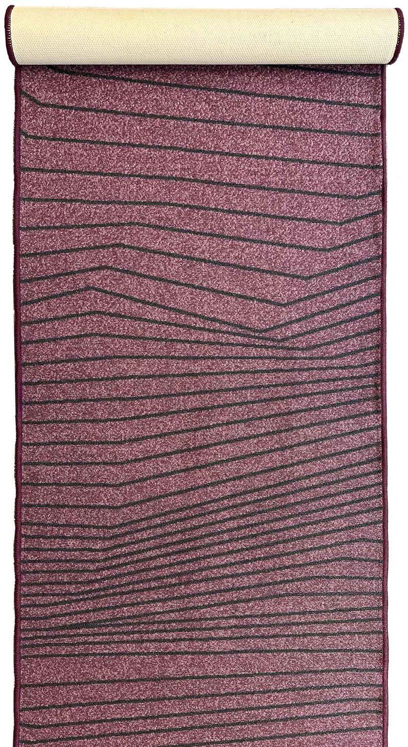 Gångmatta på metervara Flow Lila 80 cm bredd metervara
