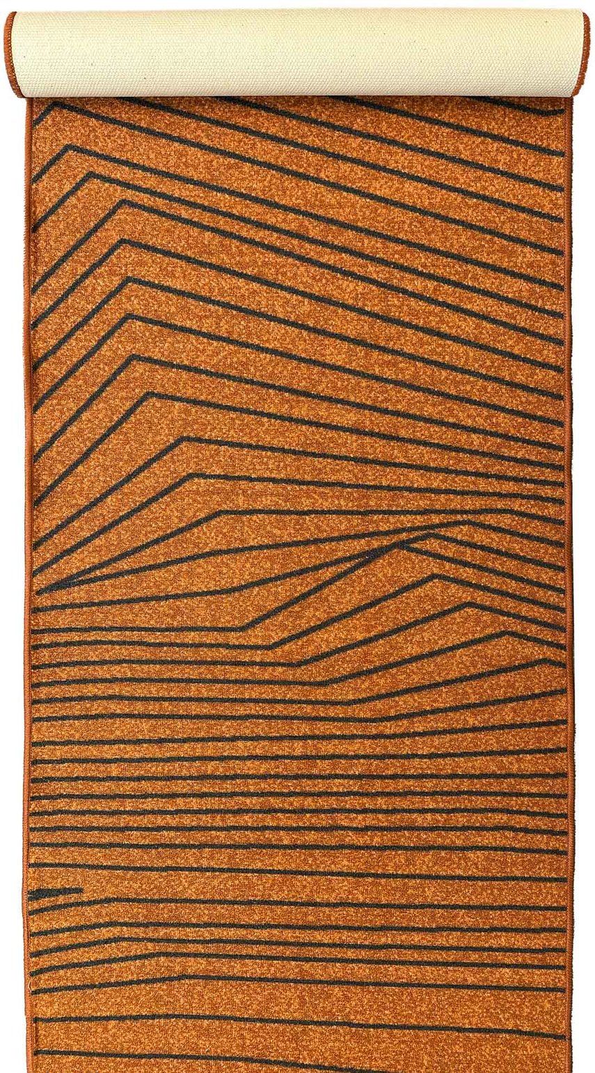 Gångmatta på metervara Flow Orange 80 cm bredd metervara