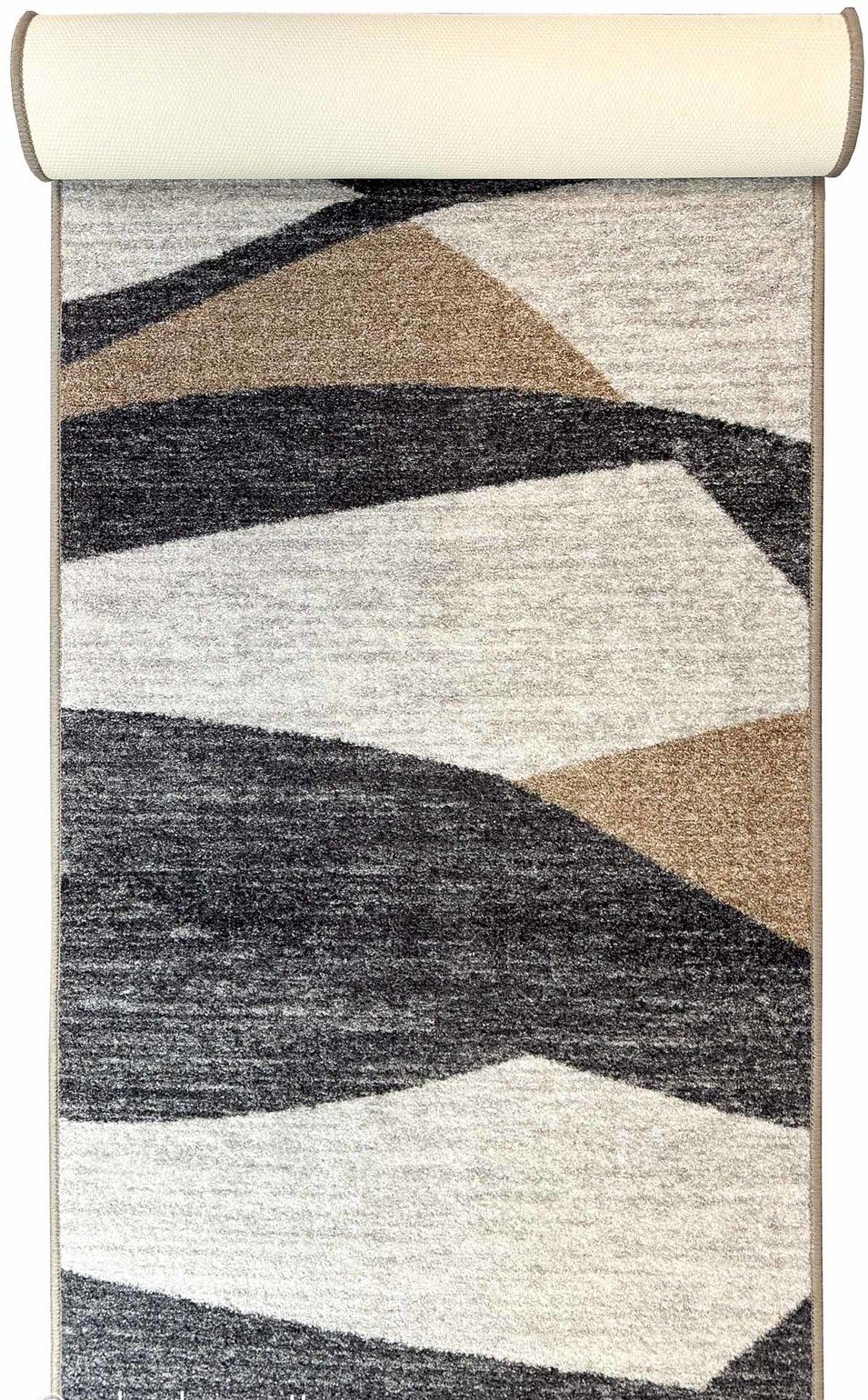 Gångmatta på metervara Paris Grå-Beige 80 cm bredd metervara