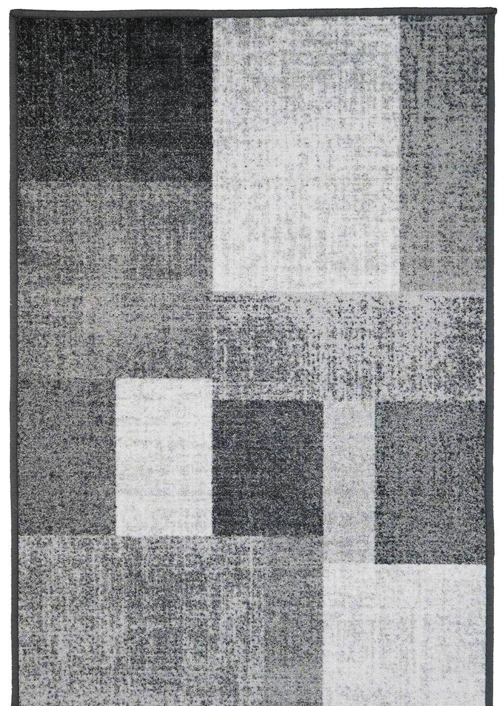 Gummerad matta Tasman Grå 80 x 250 cm