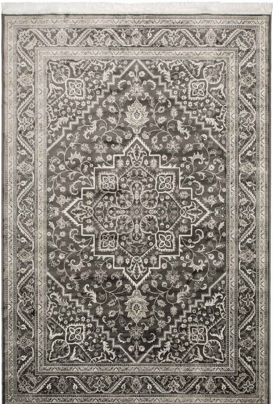Konstsilkesmatta Laymoun Antracit 130 x 190 cm