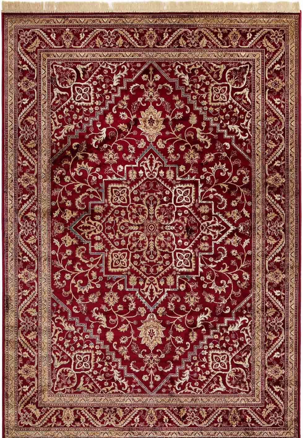 Konstsilkesmatta Laymoun Röd 160 x 230 cm