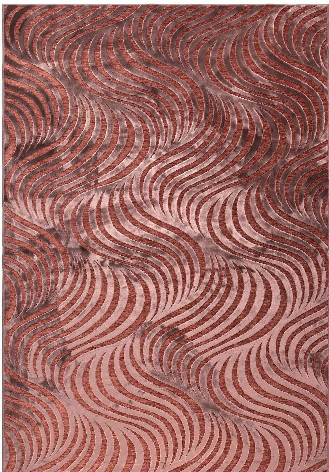 Konstsilkesmatta Pearl Rost 200 x 290 cm