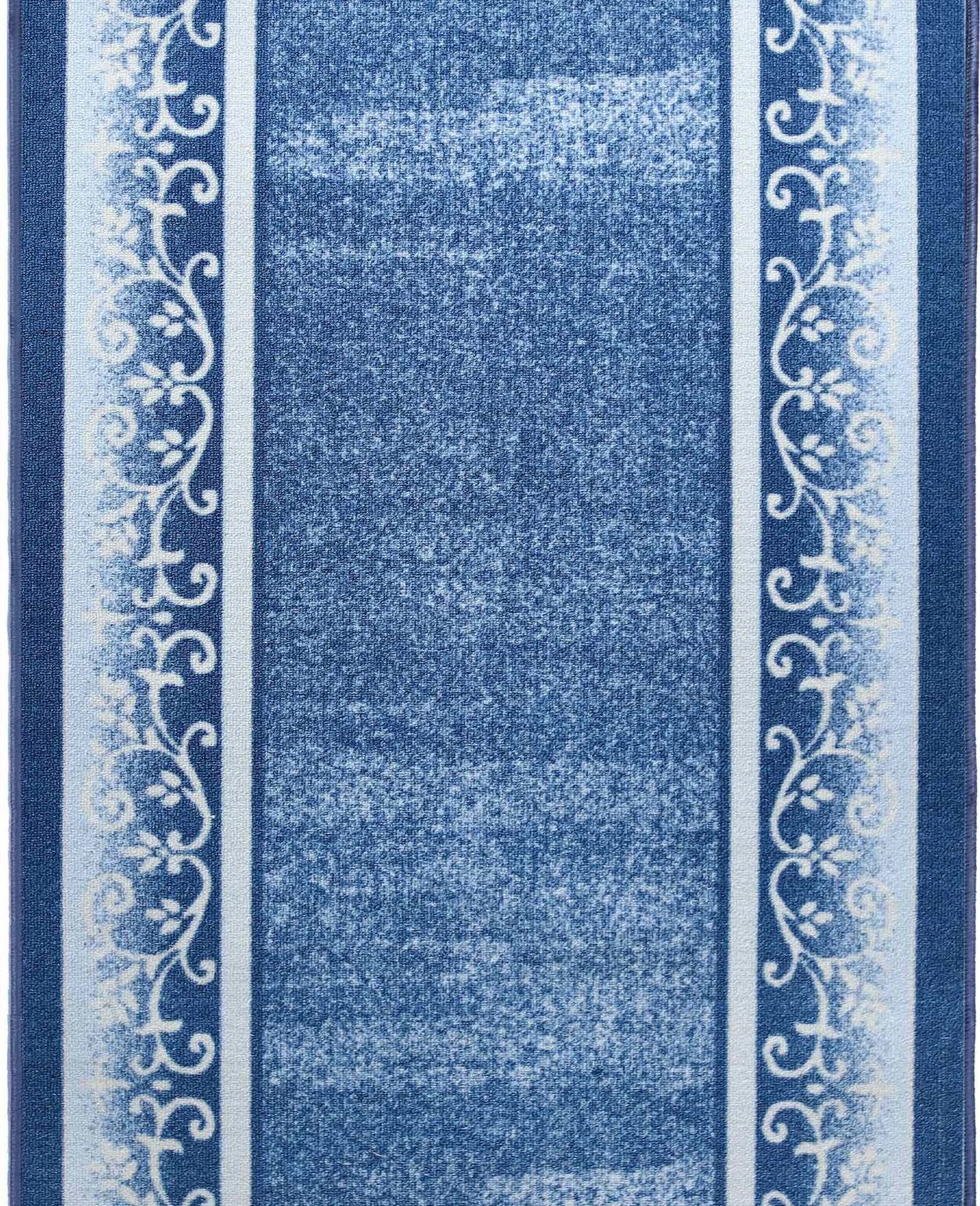 Gångmatta på metervara Ny Capri - Metervara Blue 80 cm bredd metervara