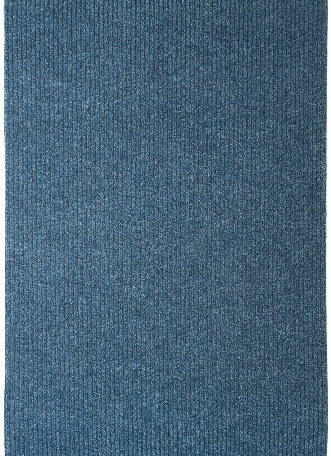Dörrmatta på metervara Polo Duo Blå 100 cm bredd metervara
