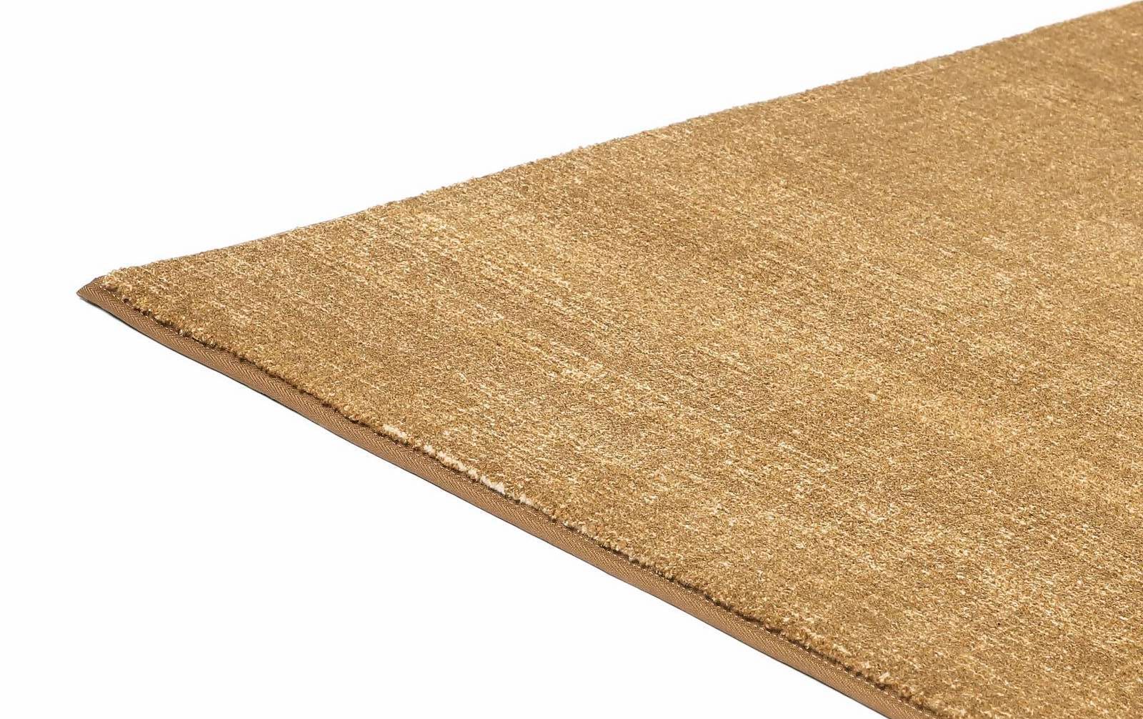 Måttbeställd matta Sametti Gul fyrkantig