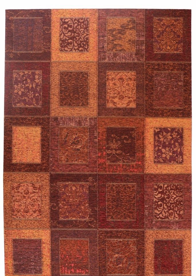 Patchworkmatta Tinetto Rost 155 x 230 cm