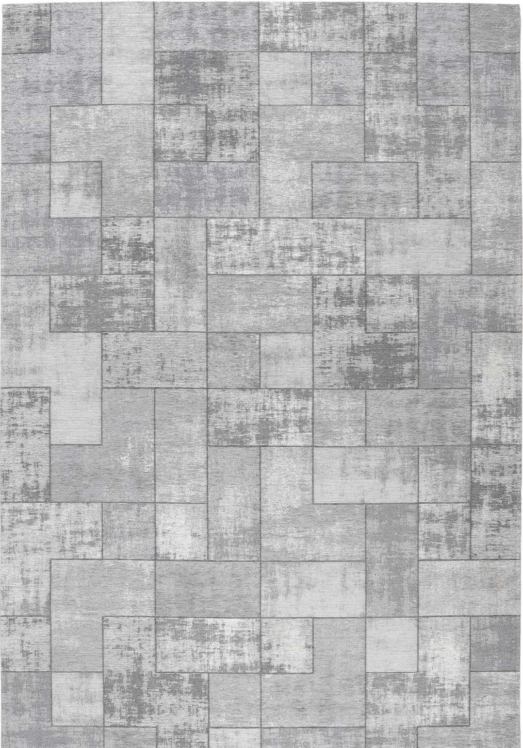 Patchworkmatta Vivaldi Silver 200 x 290 cm