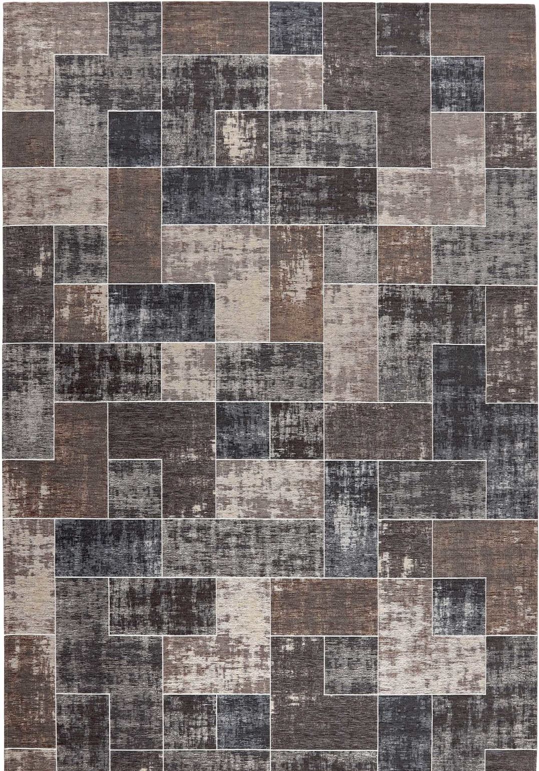 Patchworkmatta Vivaldi Taupe 155 x 230 cm
