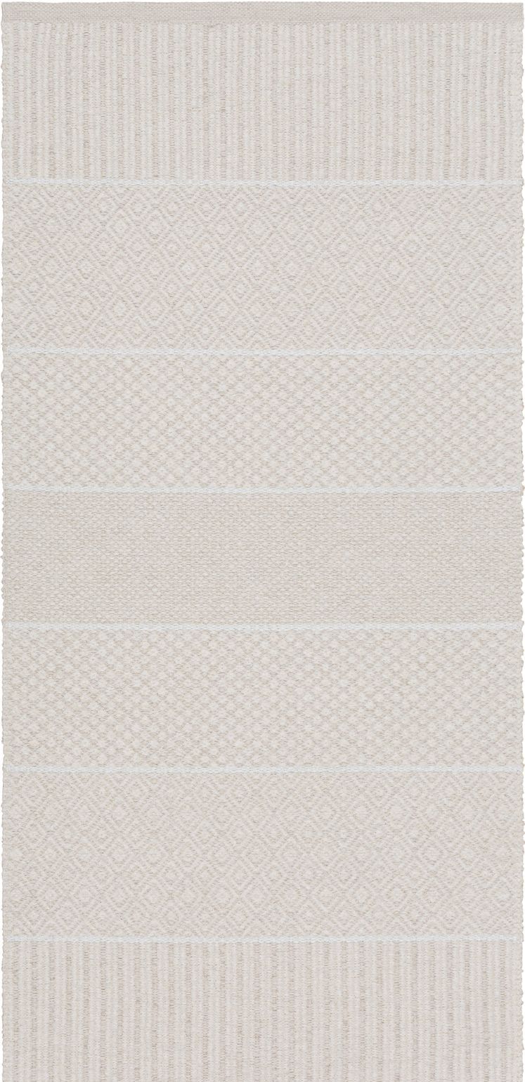Plast- och garnmatta Alice Offwhite 70 x  50 cm