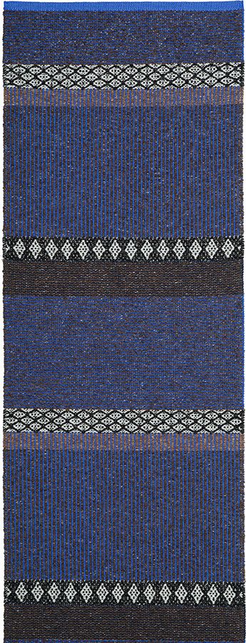 Plast- och garnmatta Forest Cobalt 70 x 100 cm