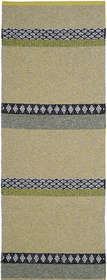 Plast- och garnmatta Forest Yellow 70 x 100 cm