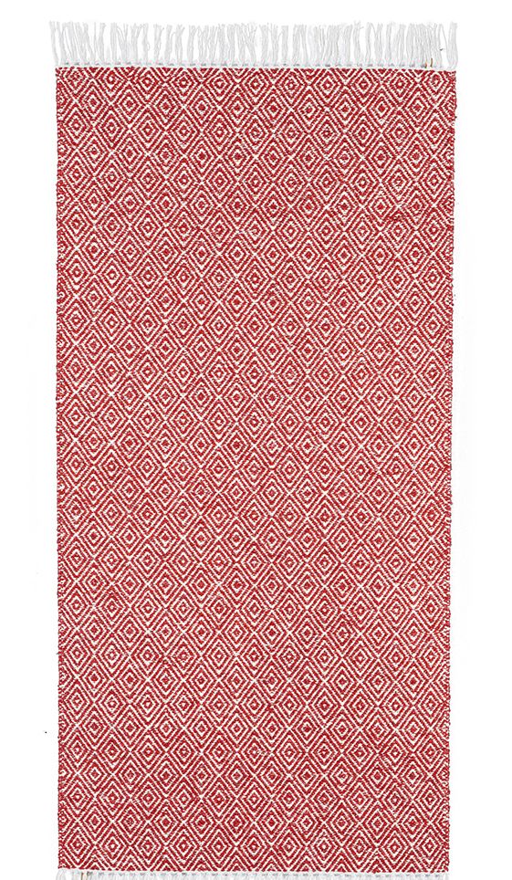Plast- och garnmatta Goose Mix Röd 70 x 250 cm