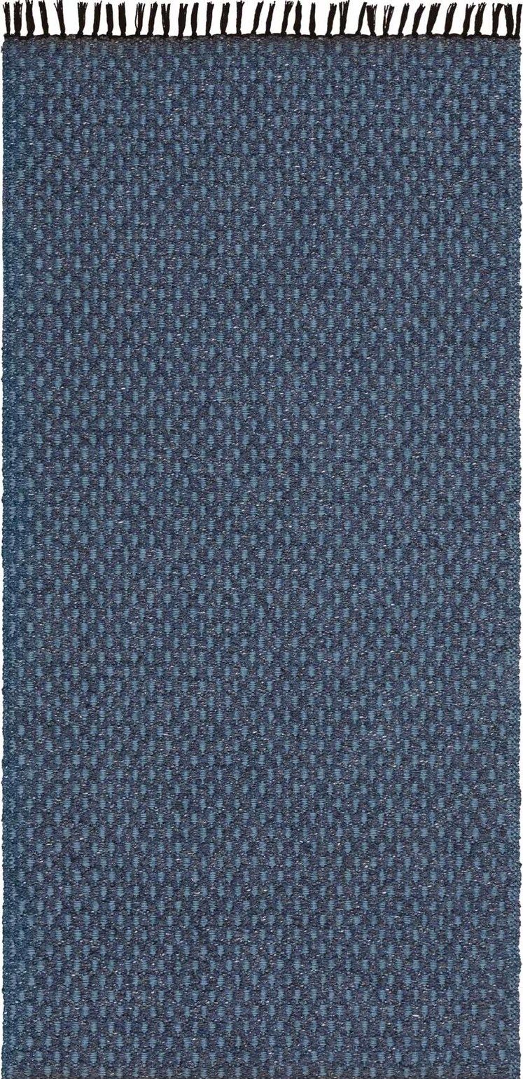 Plast- och garnmatta Julie Blue 70 x 300 cm