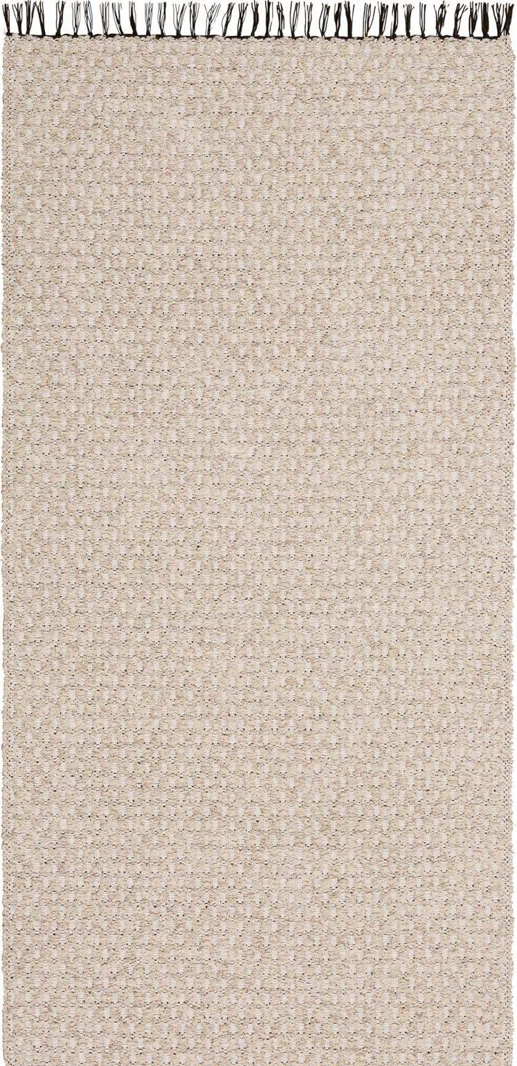 Plast- och garnmatta Julie Cream 70 x 300 cm