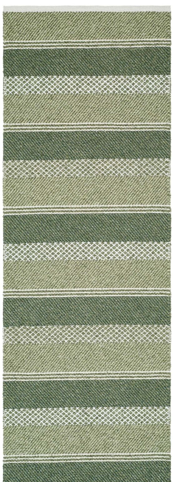 Plast- och garnmatta Sia Olive 70 x 140 cm