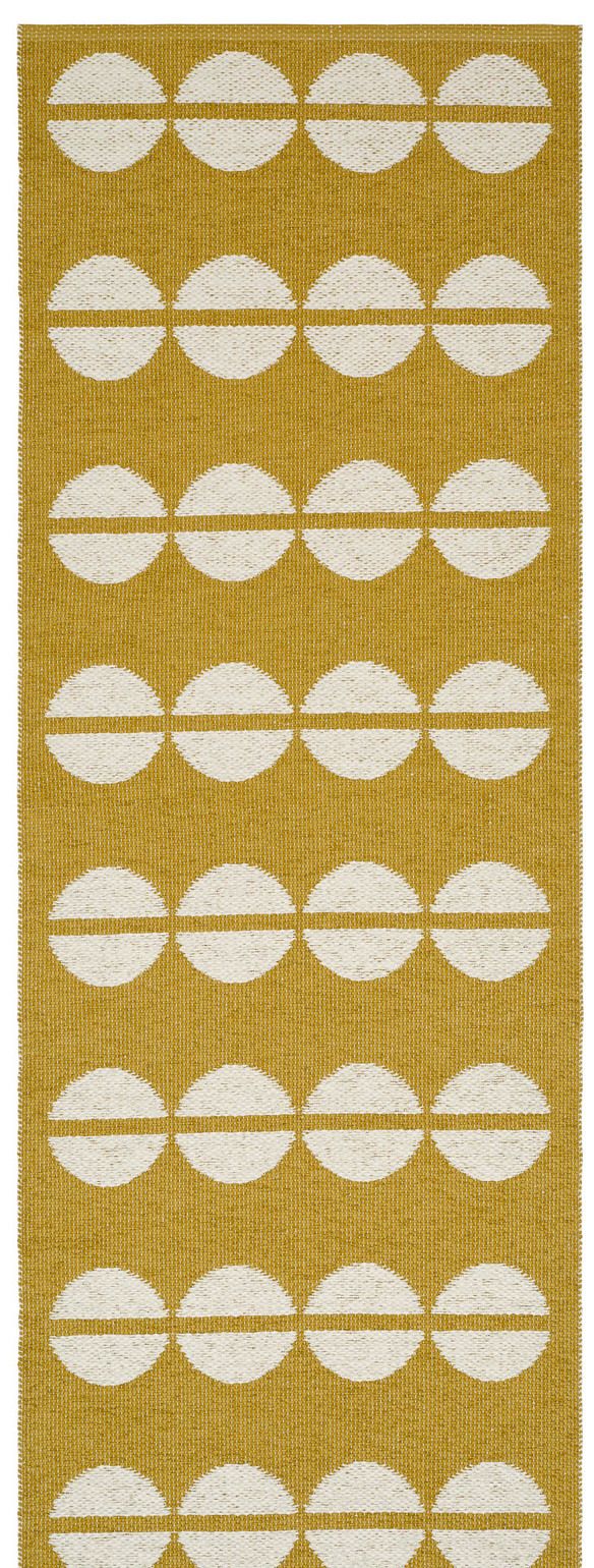 Plastmatta Bastian Mustard 70 x 200 cm
