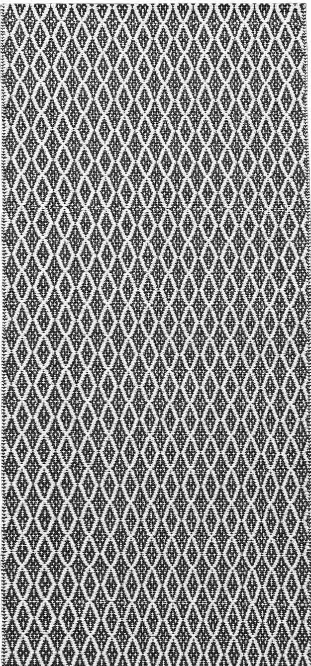 Plastmatta Eye Svart 70 x 400 cm
