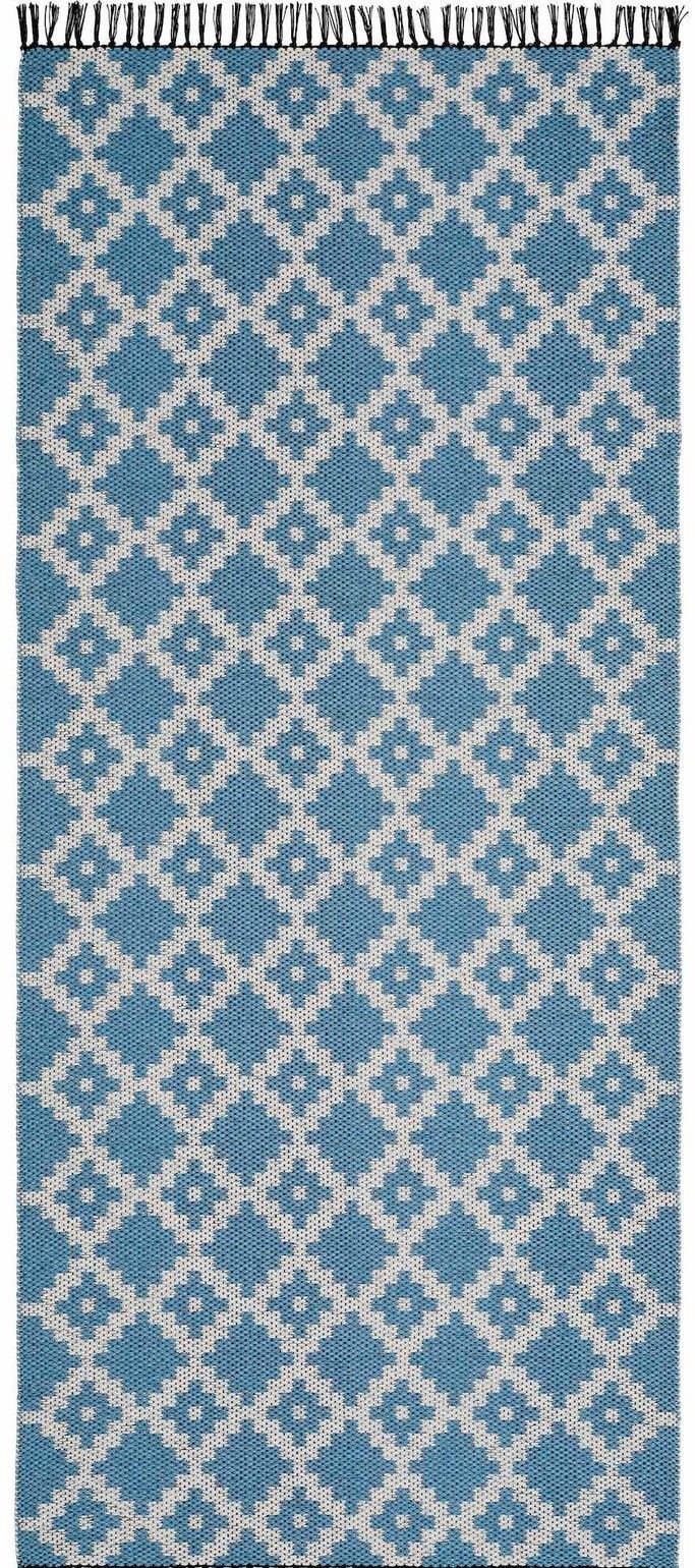 Plastmatta Leia 170 x 250 cm Blue Horredsmattan