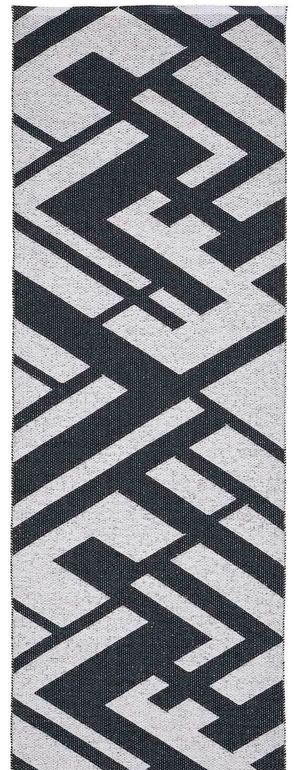 Plastmatta Uma 70 x 400 cm Black Horredsmattan