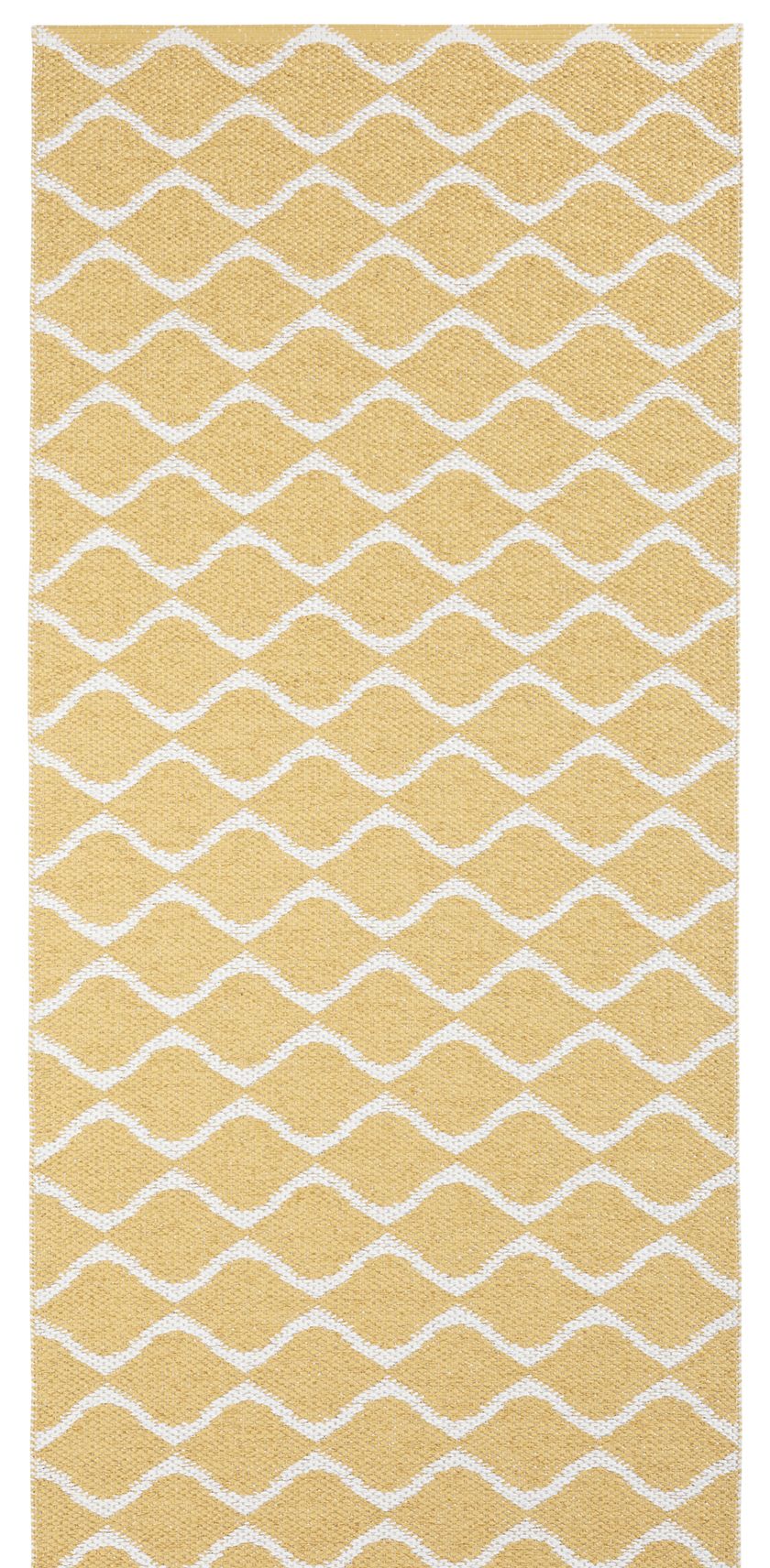 Plastmatta Wave Gul 70 x 450 cm