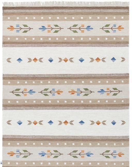 Röllakanmatta Mora Beige-brun 200 x 300 cm