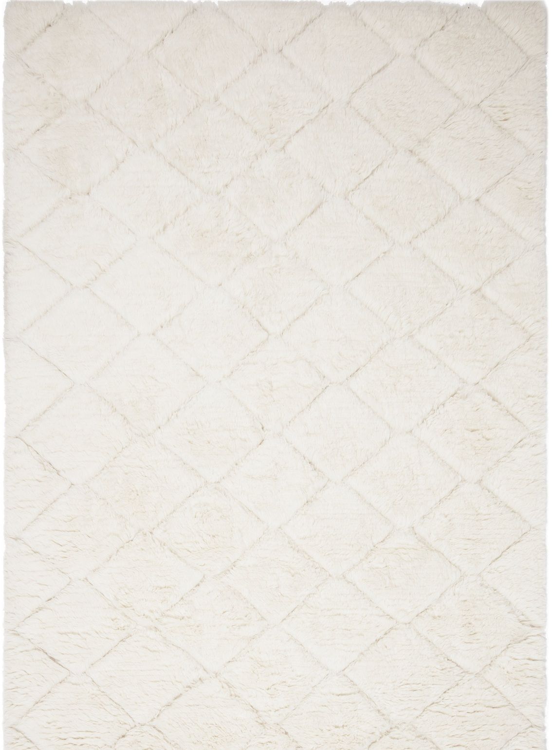 Ryamatta Shaggy White 60 x 120 cm