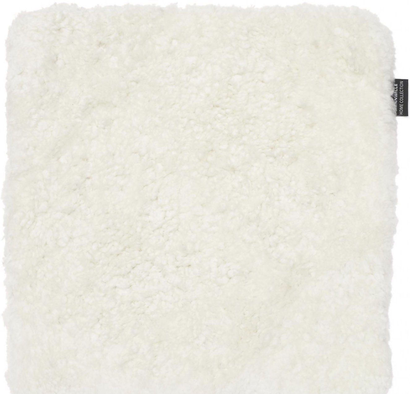 Skinn Fyrkantig stolsdyna i lockigt fårskinn White 40 x  40 cm